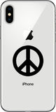 Small Peace Symbol Vinyl Decals set of 6 Peace Sign Stickers Sheet