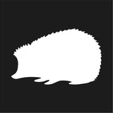 Hedgehog Vinyl Decal Car Window Laptop Silhouette Sticker