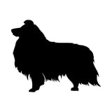 Shetland Sheepdog Decal Car Window Laptop phone Dog Breed Silhouette Sticker