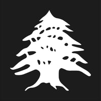 Cedar Tree Symbol Vinyl Decal Car Window Laptop Tree Sticker