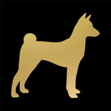 Basenji Vinyl Decal Car Window Laptop Dog Breed Silhouette Sticker