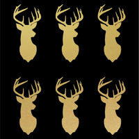 6 Small Deer Vinyl decals phone case laptop car stickers