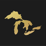 Michigan Great Lakes Outline Vinyl Decal Car Window Laptop WA Sticker