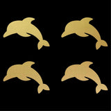 4 Small Dolphin Vinyl decals car and phone case stickers