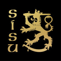 SISU Finnish Lion Vinyl Decal Car Window Laptop Finland Sticker