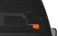 Oklahoma state Outline Vinyl Decal Car Window Laptop OK Sticker