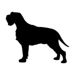 Wirehaired Pointing Griffon Vinyl Decal Car Window Laptop Dog Silhouette Sticker