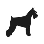 Standard schnauzer Vinyl Decal Car Window Laptop Dog Breed Silhouette Sticker