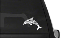 Tribal Dolphin Vinyl Decal Car Window Laptop Mirror Sticker