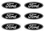 Small Ford Logo 6 Small Vinyl Decals Sticker decal 2" 3" Ford Symbol Stickers