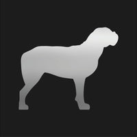 Dogue De Bordeaux vinyl decal Dog Silhouette laptop car sticker