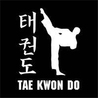 TaeKwonDo Vinyl Decal  Car Window Laptop Tae Kwon Do Martial Arts Sticker