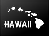 Hawaii Vinyl Decal Car Window Laptop Hawaiian Islands Sticker