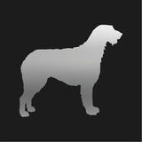 Irish Wolfhound vinyl decal Dog Silhouette laptop car sticker