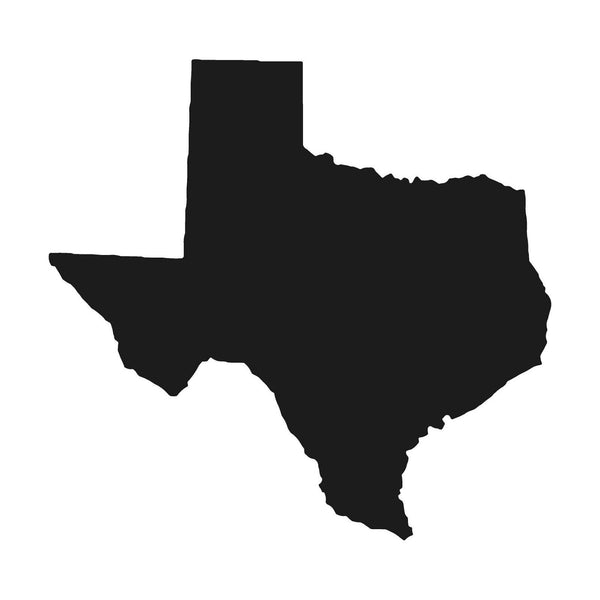 Texas State Outline Vinyl Decal Car Window Laptop Sticker