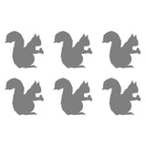 6 Small Squirrel  Vinyl decals phone case laptop car stickers