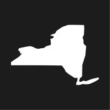 New York state Outline Vinyl Decal Car Window Laptop NY Sticker