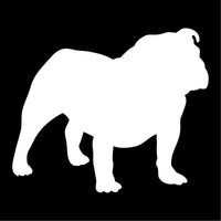 Bulldog Vinyl Decal Car Window Laptop Dog Breed Silhouette Sticker