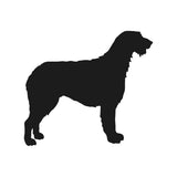 Irish Wolfhound vinyl decal Dog Silhouette laptop car sticker