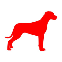 Rhodesian Ridgeback Vinyl Decal Car Window Laptop Dog Silhouette Sticker