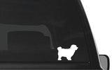 Coton De Tulear vinyl decal Dog Silhouette laptop car sticker