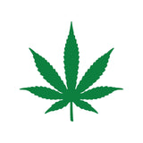 Marijuana leaf Symbol Vinyl Decal Car Window Laptop 420 Cannabis Sticker