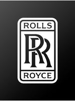 Rolls-Royce Logo Vinyl Decal Car Window Laptop Emblem Sticker