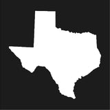 Texas State Outline Vinyl Decal Car Window Laptop Sticker