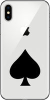 6 Small Spade 13 Vinyl decals phone case laptop car stickers