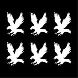 6 Small American Eagle Vinyl decals phone case laptop car stickers