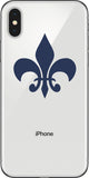 Fleur De Lis Vinyl Decal sticker car phone laptop vinyl stickers Set of 6