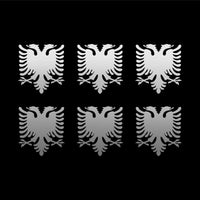 Albanian Eagle Vinyl Decal sticker car phone vinyl sticker Set of 6