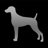 Weimaraner Vinyl Decal Car Window Laptop Dog Breed Silhouette Sticker