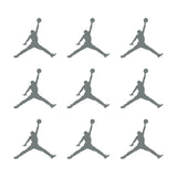 Air Michael Jordan Jumpman Logo vinyl decal MJ Die Cut Sticker Set of 9