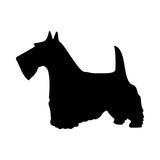 Scottish Terrier Vinyl Decal Car Window Laptop Dog Silhouette Sticker