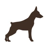 Miniature Pinscher Vinyl Decal Car Window Laptop Dog Breed Silhouette Sticker