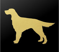 Irish Setter Vinyl Decal Car Window Laptop Red Setter Dog Silhouette Sticker