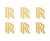 Rolls Royce Logo Vinyl Decals Phone Laptop Dash Small Stickers Set of 6