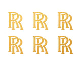 Rolls Royce Logo Vinyl Decals Phone Laptop Dash Small Stickers Set of 6