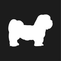 Lhasa Apso vinyl decal Dog Silhouette laptop car sticker