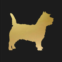 Cairn Terrier vinyl decal Dog Silhouette laptop car sticker