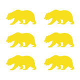 Set of 6 California Bear Vinyl decals phone case laptop car stickers