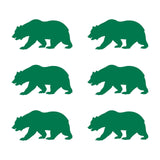 Set of 6 California Bear Vinyl decals phone case laptop car stickers