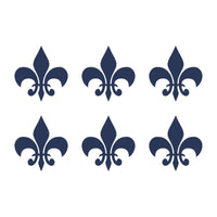 Fleur De Lis Vinyl Decal sticker car phone laptop vinyl stickers Set of 6