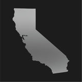 California State Outline Vinyl Decal Car Window Laptop Sticker