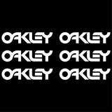 Oakley Logo Vinyl Decal Laptop Car Window small set of 6 small Stickers