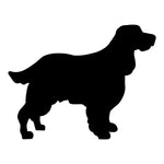 English springer spaniel Vinyl Decal Car Window Laptop Dog Silhouette Stick