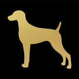 Weimaraner Vinyl Decal Car Window Laptop Dog Breed Silhouette Sticker