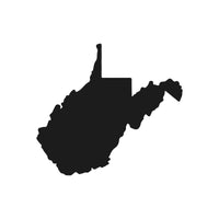 West Virginia state Outline Vinyl Decal Car Window Laptop WV Sticker