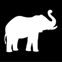 Elephant vinyl decal Silhouette laptop car sticker